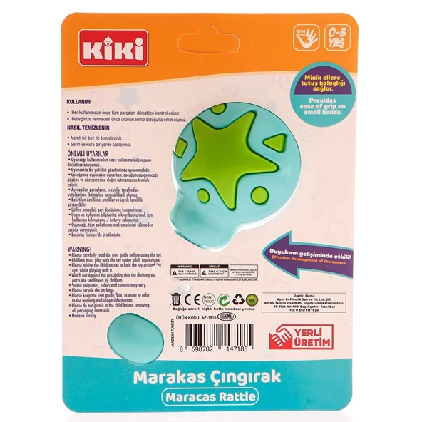 Kiki Marakas Çıngırak Ae-1910 - Resim 6