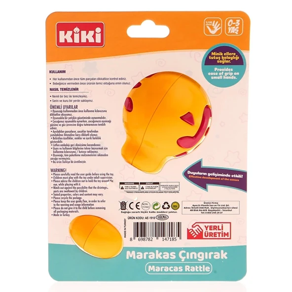 Kiki Marakas Çıngırak Ae-1910 - Resim 5