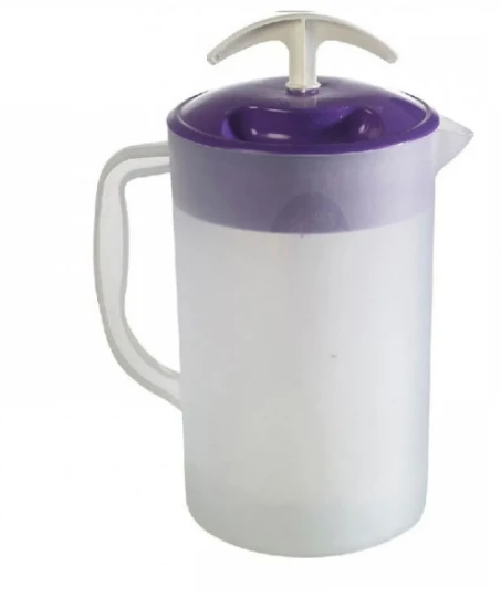 Plastik Sürahi Yuvarlak Yayık Ayran Sürahi 4 Lt