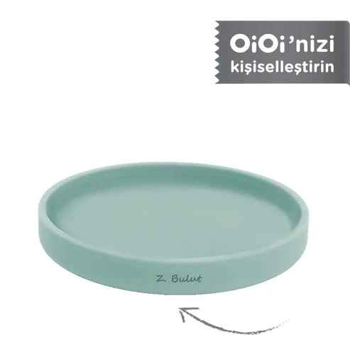 Oioi Basics Mama Tabağı River Green - Resim 2
