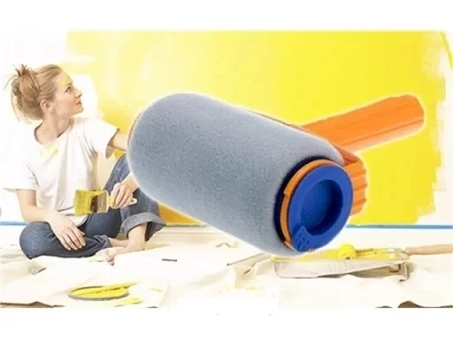 Pintar Facil Pratik Damlatmayan Boya Rulosu Ve Fırçası - 4
