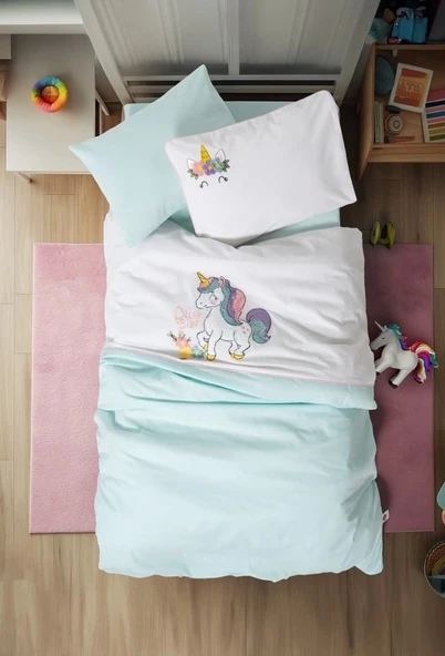 Cotton Box Punch Nakışlı Bebek Nevresim Takımı Dolly