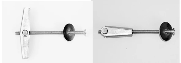 Ebru Metal Alçıpan Paraşüt Dübel Vidalı 8 cm - 20 Adet - 2