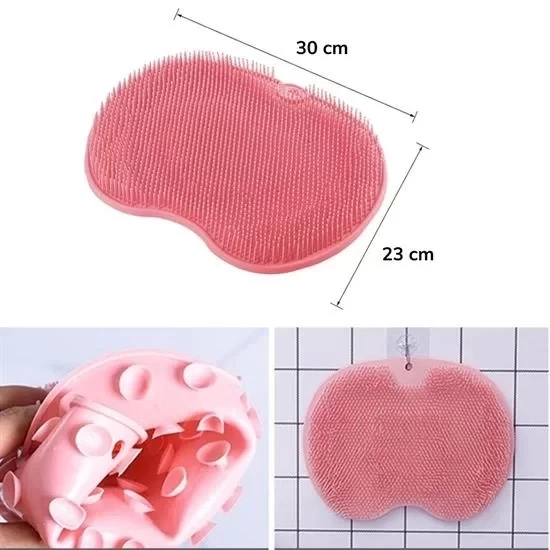 Kelebek Model Vantuzlu Ayak Duş Matı Silikon - Masaj Pedi - 3