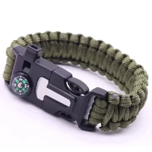 Survival Bileklik - Sos Multi Fonksiyonlu Hayatta Kalma Bilekliği - 5