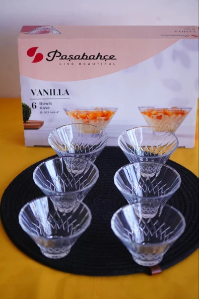 Paşabahçe Vanilla 6'lı Kase 530436