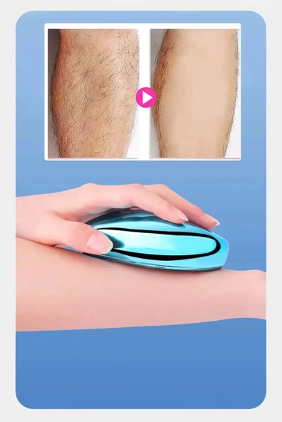 Kristal Epilatör Acısız Manuel Tüy Dökücü Epilatör Tüy Silgisi Epilasyon Aleti Kol Bacak Koltuk Altı - 3