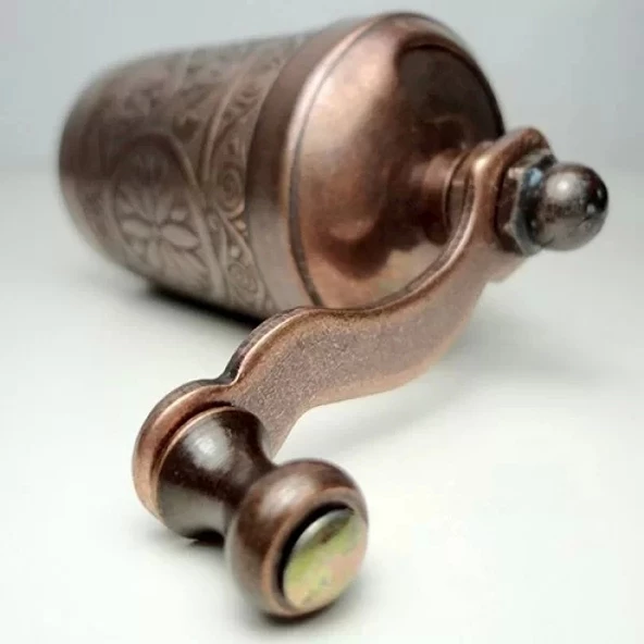 Osmanlı Motifli Kahve Ve Baharat Değirmeni Gümüş - 5