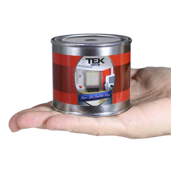 Tek 0.16 Lt Süper Lüx Sentetik Yağlı Boya Ahşap Metal Duvar Boyası - 2