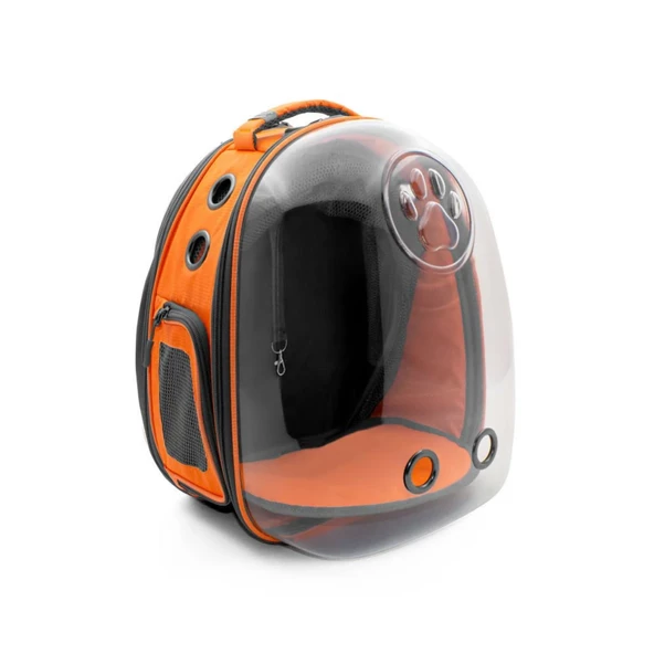 Cattie Yeni Fileli Taşıma Sırt Çantası Turuncu 25x60x40 CM - Resim 2