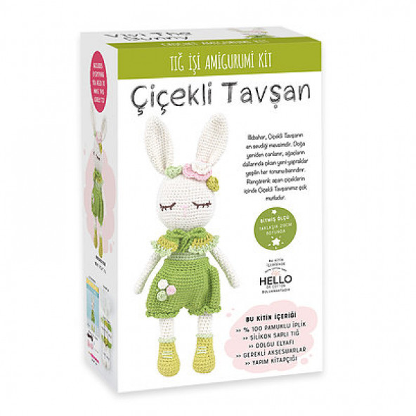 El örgüsü oyucak yapım seti Amigurumi kit