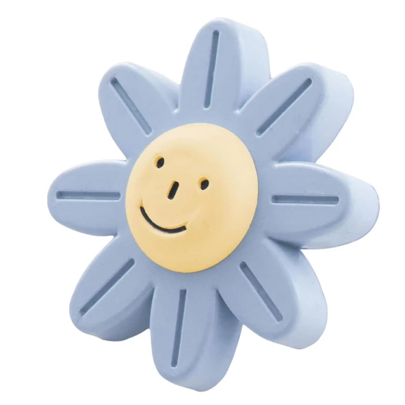 Mobilya Plastik Papatya Gülücüklü Mavi Renk  Çoçuk Odası Dolabı Kapak Kulpu Çekmece Kulbu 1 ADET ürün görseli