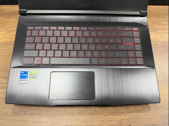 MSI Thin GF63 12VE-082XTR Intel Core i5 12450H 8GB RAM 512GB SSD RTX4050 15.6" FHD 144Hz (İKİNCİ EL) - 2