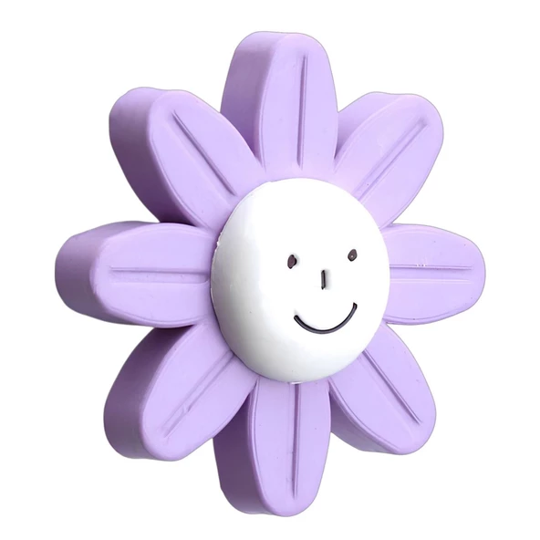 Mobilya Plastik Papatya Kulp Lila Renk Çoçuk Odası Kız Erkek Dolap Kapak Kulpu Çekmece Kulbu 1 ADET