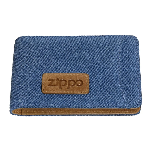 Zippo Deri - Denim Cüzdan