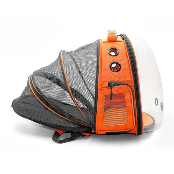 Cattie Yeni Fileli Taşıma Sırt Çantası Turuncu 25x60x40 CM ürün görseli