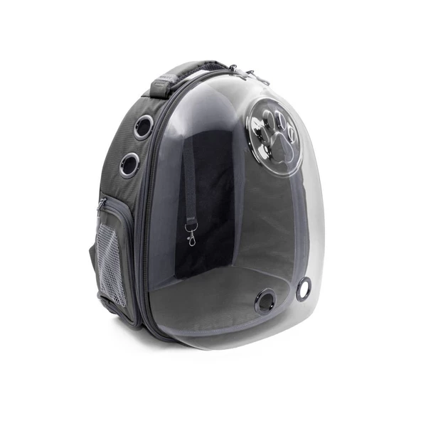 Cattie Yeni Şeffaf Taşıma Sırt Çantası Gri 25X30X40 CM ürün görseli