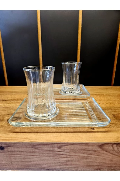 Paşabahçe elysia 54901 çay seti - 12 parça çay seti takımı sunumluklu - 2