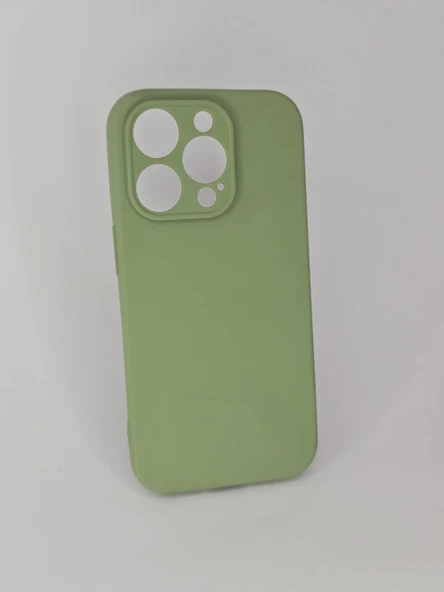 İPHONE 14 PRO CAPPY SİLİKON YEŞİL KILIF - 2