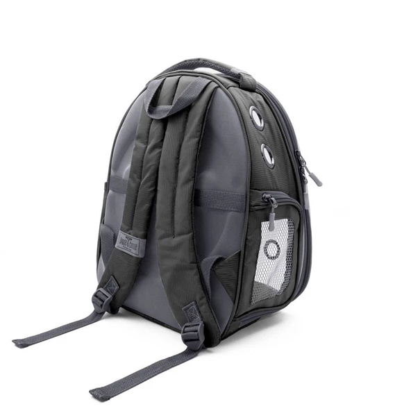 Cattie Yeni Şeffaf Taşıma Sırt Çantası Gri 25X30X40 CM - Resim 2