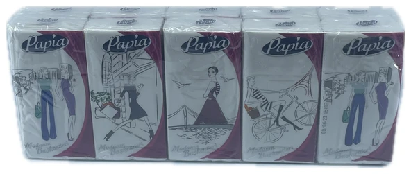 PAPİA CEP MENDİL 10LU PAKET - 3