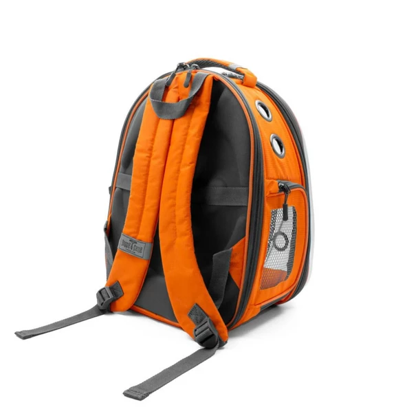 Cattie Yeni Fileli Taşıma Sırt Çantası Turuncu 25x60x40 CM - Resim 3