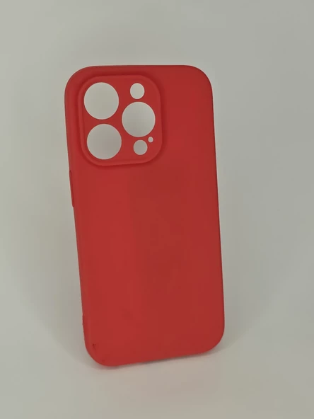 İPHONE 14 PRO CAPPY SİLİKON KIRMIZI KILIF - 2