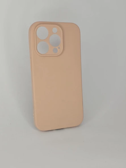 İPHONE 14 PRO CAPPY SİLİKON PEMBE KILIF - 3