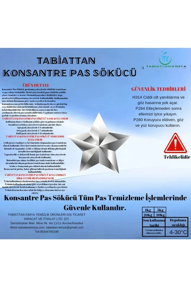 tabiattan kimya Gold Konsantre Pas Sökücü 1kg - 2