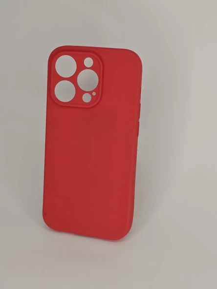 İPHONE 14 PRO CAPPY SİLİKON KIRMIZI KILIF - 3
