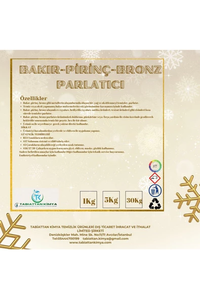 Güçlü Bakır-Pirinç-Bronz Parlatıcı Ve Temizleyici 1kg - 2