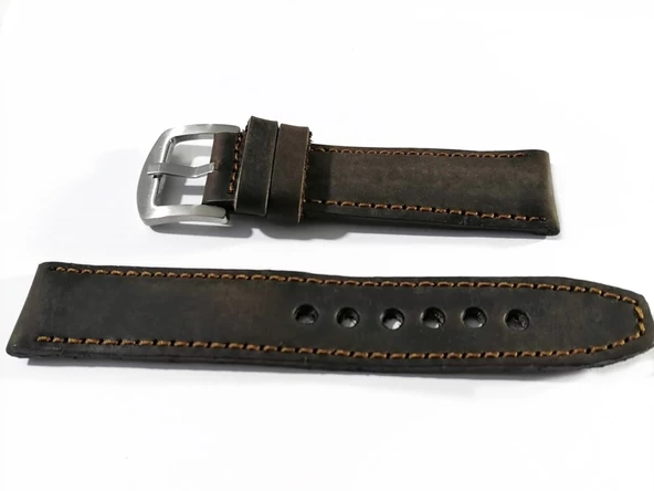 Fado&Fosil Uyumlu &Her Saate Uyumlu Hakiki  Deri  20   mm (  121 ) - Resim 2