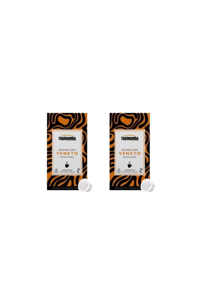tupinamba Veneto Kapsül Kahve 2 Paket ( 20 Adet -Nespresso Makineleri ile Uyumlu) - 1