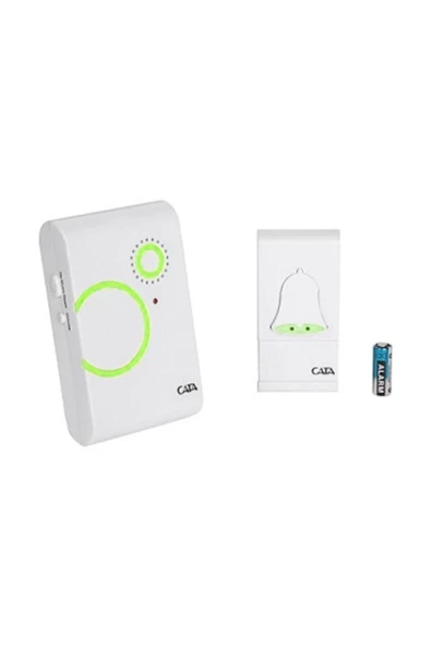 Cata Ct-101 Kablosuz Uzaktan Kumandalı Kapı Zili Hasta Çağrı Cihazı 50-100 mt - 2