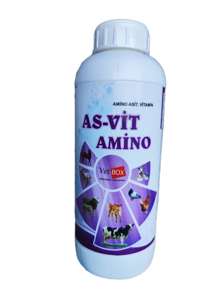 Asvit 1lt Zengin İçerikli Hayvan Destek Minerali (Amino asit,Vitamin)-(Ufakbaş-Büyükbaş-kuş grubu) - 7