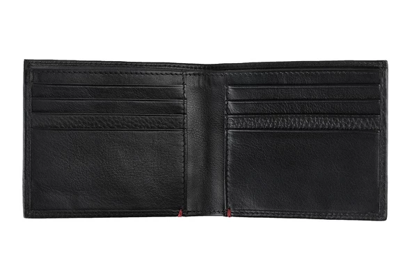 Zippo RFID Bloklamalı Nappa Deri Kredi Kartlıklı Cüzdan - Siyah - 3