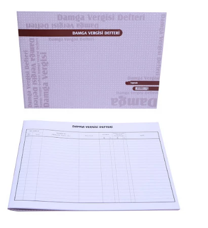Özkan Armat Damga Vergisi Defteri Karton Kapak 40 Yaprak 1 Adet
