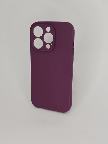 İPHONE 14 PRO CAPPY SİLİKON MOR KILIF - 2