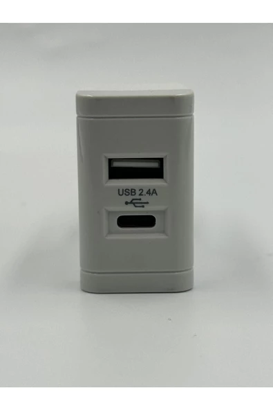 Mutlusan USB+TYPE-C ADAPTÖR 2,4A - 2