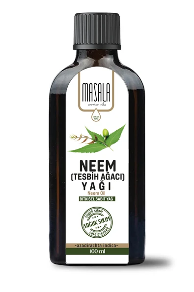 Masala Tesbih Ağacı Yağı 100 ml. (Neem Oil)  Soğuk Pres ürün görseli 1