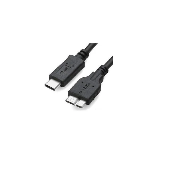 5241 Usb Type C To Micro Usb 3.0 Taşınabilir Hdd Hard Disk Kablosu 1M (1 Metre) - 2