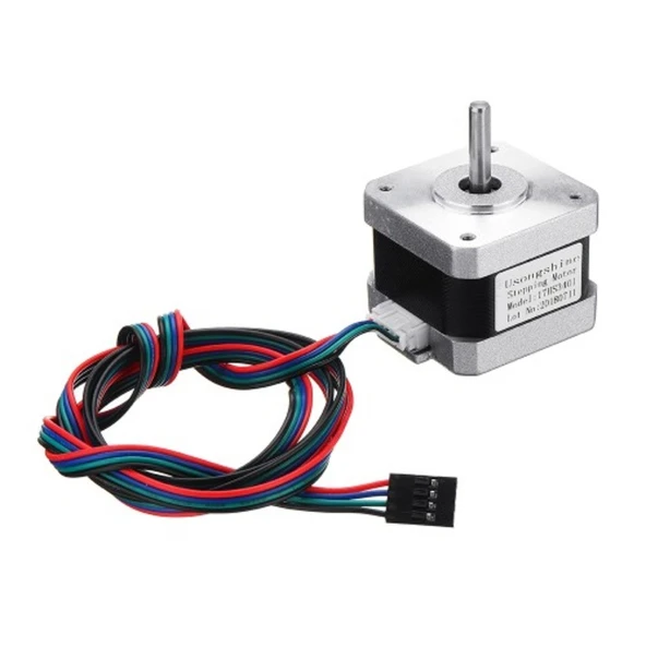 17HS3401 Kablolu Nema 17 Step Motor 3D Yazıcı Uyumlu