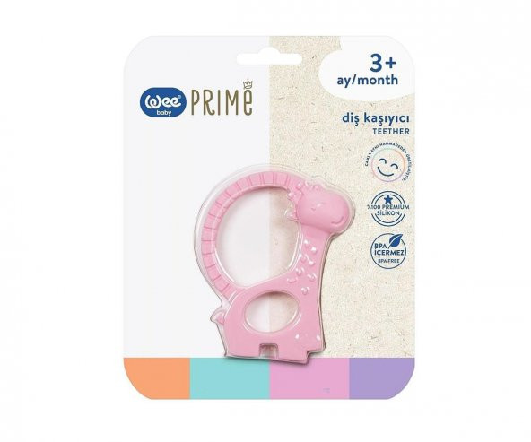 Wee Baby Prime Silikon Diş Kaşıyıcı Pembe 928