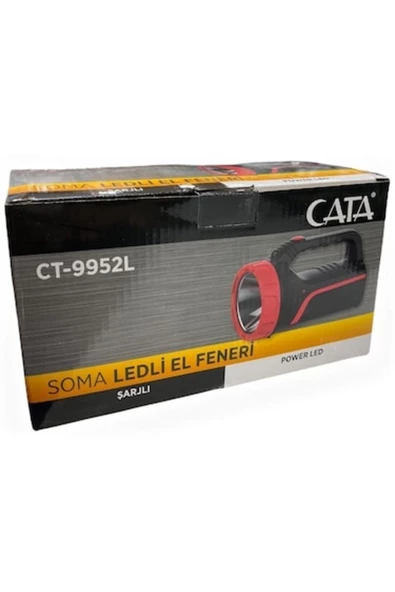 Cata SOMA BÜYÜK BOY Ct-9952 Cata Şarjlı El Feneri - 2