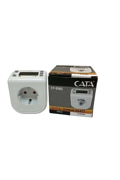 Cata Zaman Ayarlı Dijital Saatli Priz Ct 9182 Hbv000007s8h2
