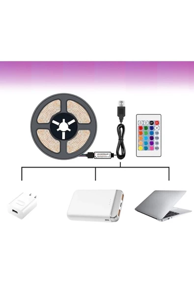 Cata 3 Metre Usb Tv Led Rgb Ct-4566 - 2