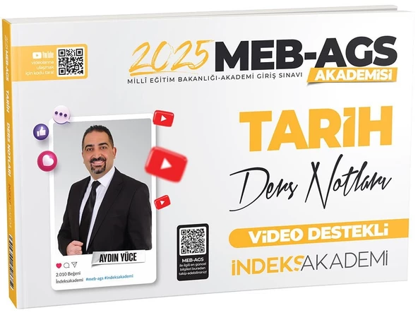 İndeks Akademi 2025 MEB-AGS Akademisi Tarih Video Ders Notları