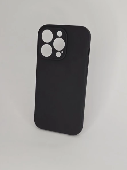İPHONE 14 PRO CAPPY SİLİKON SİYAH KILIF - 3