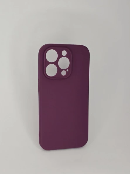 İPHONE 14 PRO CAPPY SİLİKON MOR KILIF - 3