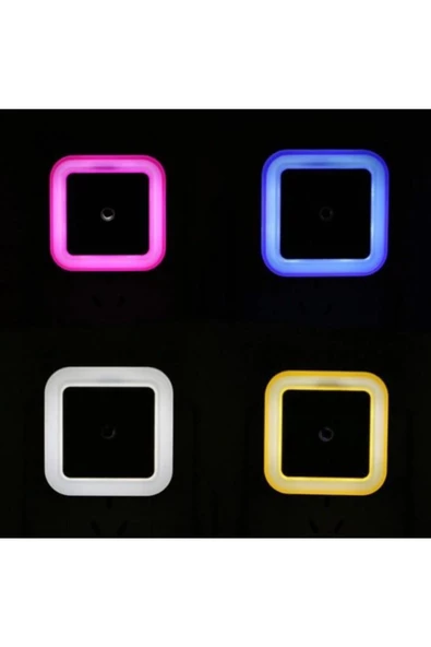 Cata Modern Sensörlü Led Gece Lambası Led Işık Spot Mavi - 2